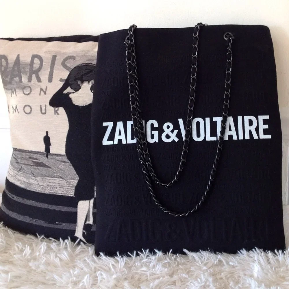 Zadig & Voltaire Tote with Chain Straps